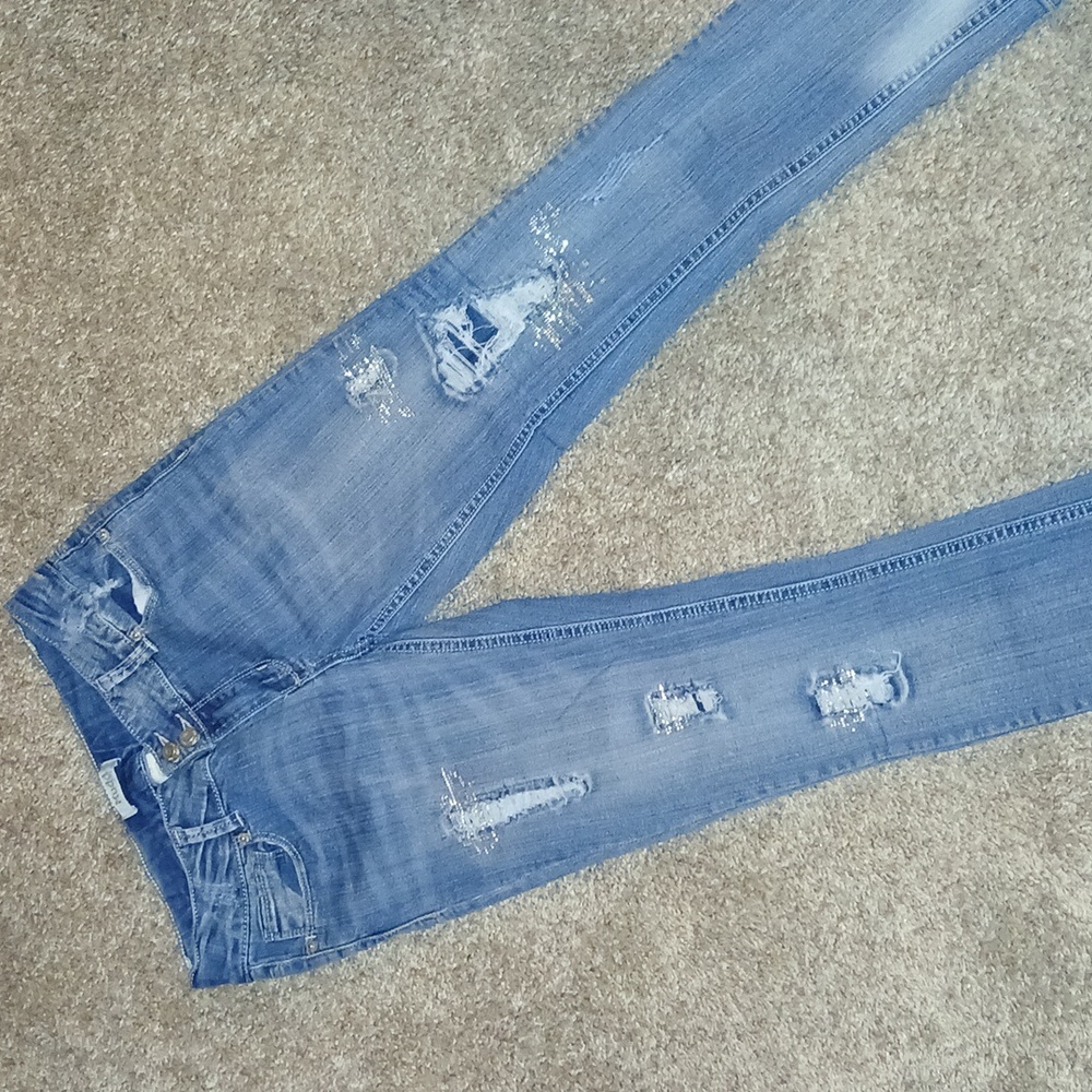 Girls Distressed Mudd Jeans Sz 16
